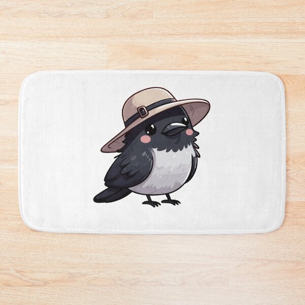 Item preview, Stylish Crow with Hat designed and sold by ArtfulWeave.