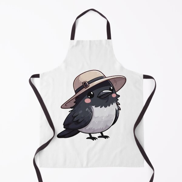 Item preview, Stylish Crow with Hat designed and sold by ArtfulWeave.