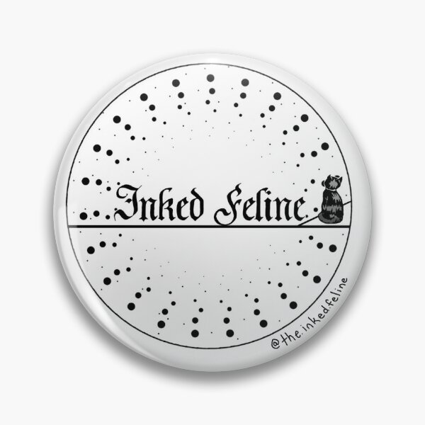 Item preview, the.inked.feline logo designed and sold by theinkedfeline.