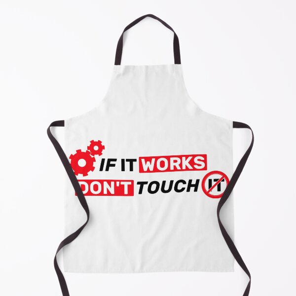 Item preview, If it works, don't touch it - white red designed and sold by Warrioll.