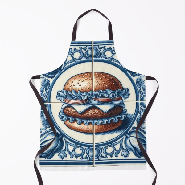 Item preview, Delft Tile With Fast Food No.4 designed and sold by ArtNook777.