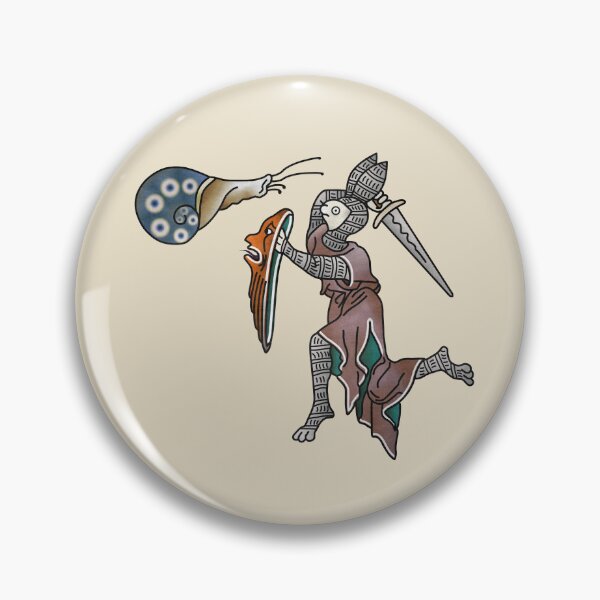 Item preview, Marginalia Rabbit Knight vs Snail medieval meme designed and sold by MargiKnights.