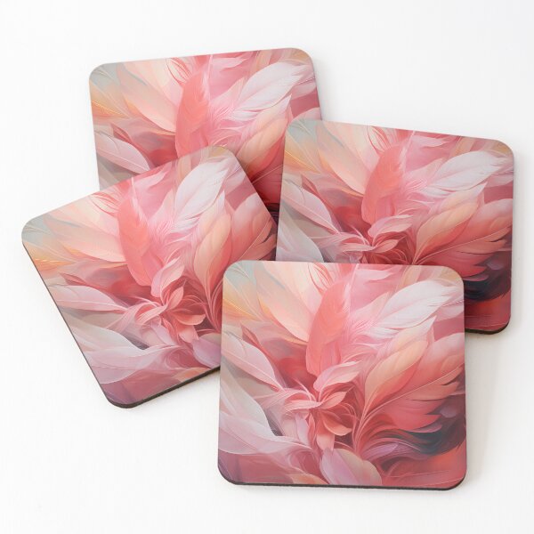 Item preview, Pastel Pink Feather Delight designed and sold by HomeDreamscape.