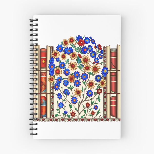 Item preview, A Meeting Point of Tranquility: Books and Flowers designed and sold by Colorful-Garden.