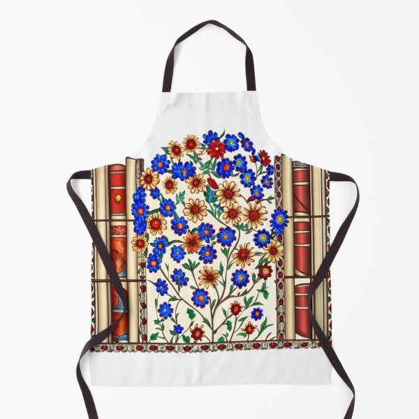 Item preview, A Meeting Point of Tranquility: Books and Flowers designed and sold by Colorful-Garden.