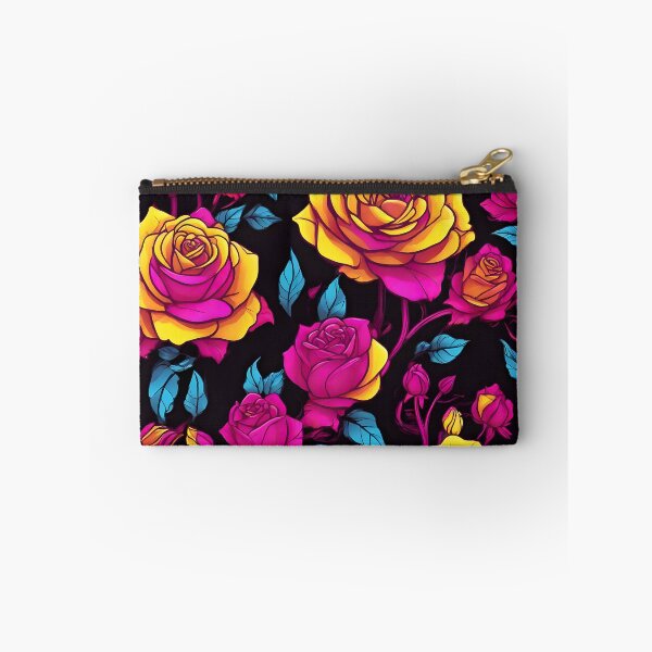 Item preview, Glowing Neon Flower Rose Pattern designed and sold by WAUZ.