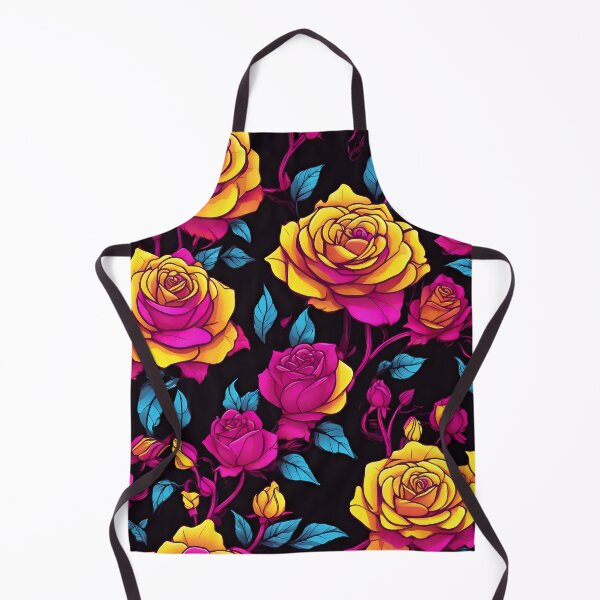 Item preview, Glowing Neon Flower Rose Pattern designed and sold by WAUZ.