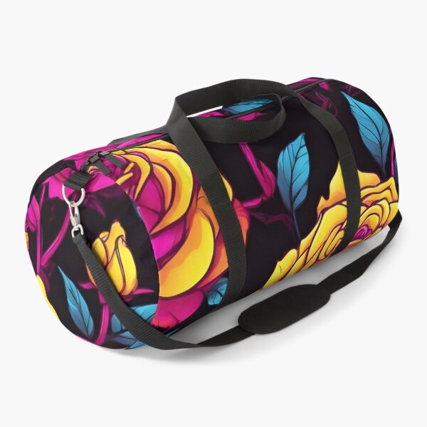 Item preview, Glowing Neon Flower Rose Pattern designed and sold by WAUZ.