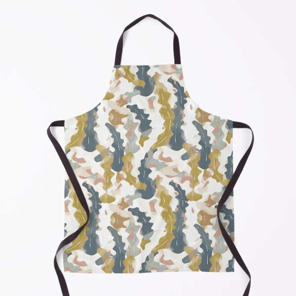 Item preview, Cream Green Camouflage - a leafy pattern designed and sold by Richenda.