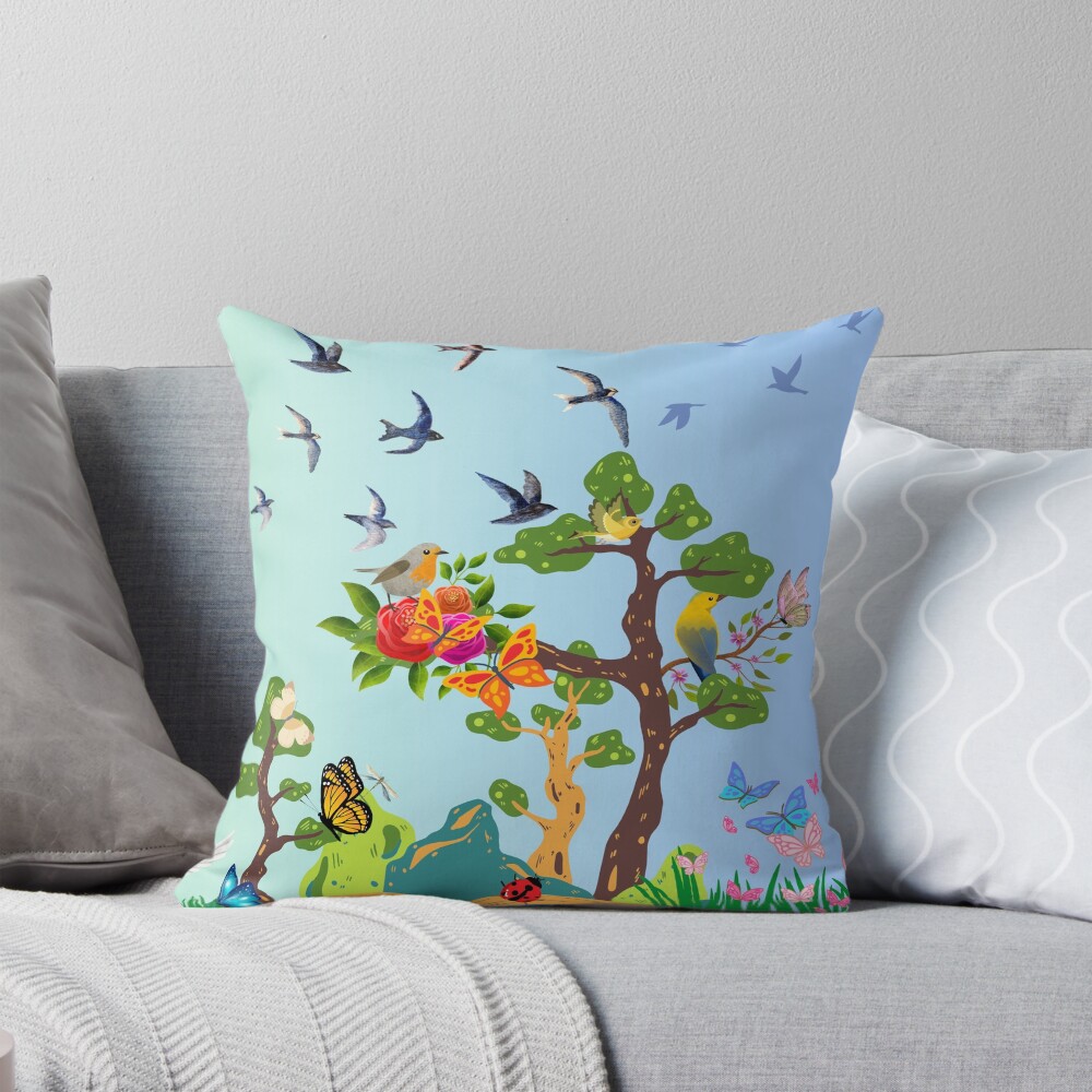 Item preview, Throw Pillow designed and sold by deepcodes.