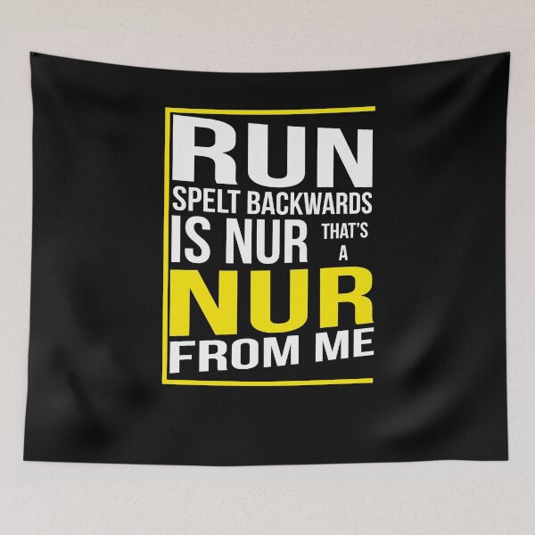 Item preview, Run Spelt Backwards Is Nur designed and sold by Kieran Abbott.