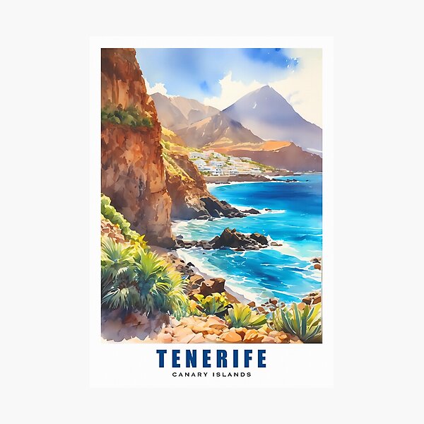 Item preview, TENERIFE :  Canary Islands / Spain : "Lush Landscapes: Exploring Tenerife's Verdant Valleys" designed and sold by sirtonine.