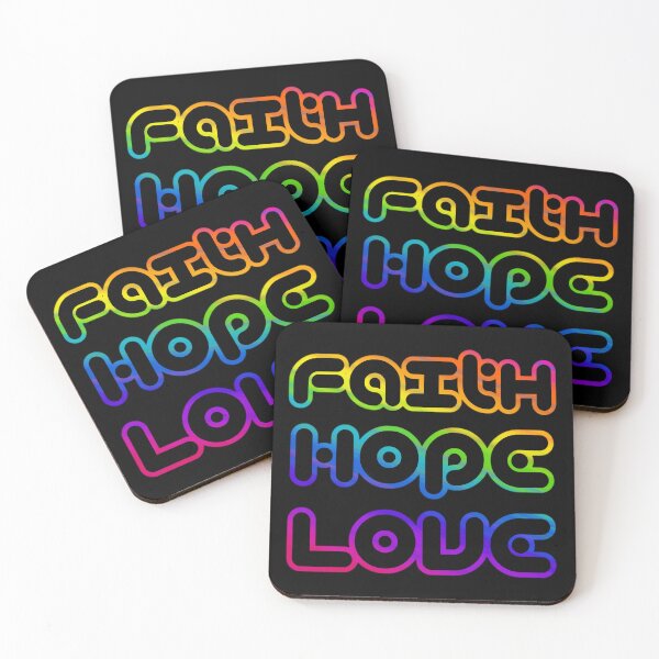 Item preview, Faith Hope Love Christian Scripture Encouraging Religious designed and sold by Alondra.