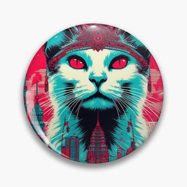 Item preview, Cat cyberpunk designed and sold by Silveira-Jess.