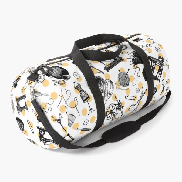 Item preview, Retro handmade symbols. Knitting, sewing, crotchet etc. Golden yellow dots designed and sold by Drawmecute.