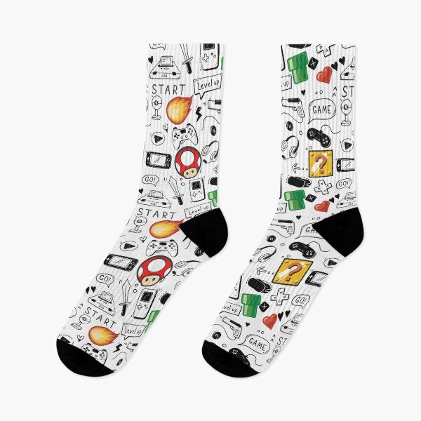 Item preview, Retro Gaming Pattern designed and sold by T-scape.