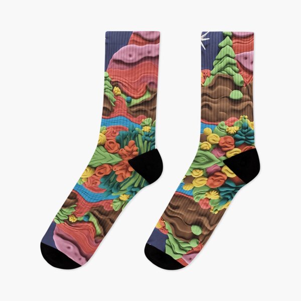 Item preview, Colourful River Pattern designed and sold by ComicJo.