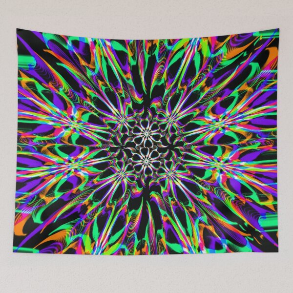 Item preview, Abstract Electric Fractal Flower 3 designed and sold by SXW Designs.