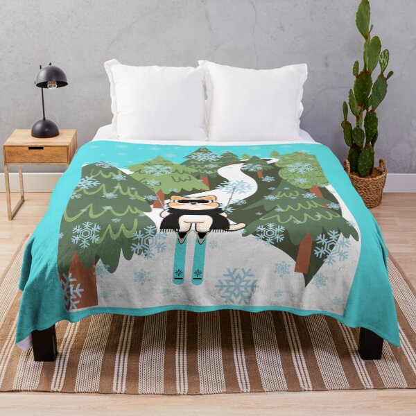 Item preview, cat skiing designed and sold by Mateusz Bachanek.