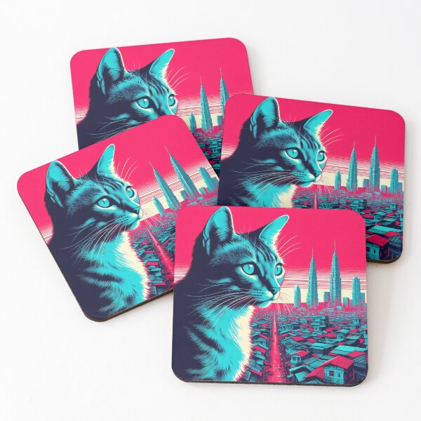 Item preview, Cat cyberpunk designed and sold by Silveira-Jess.