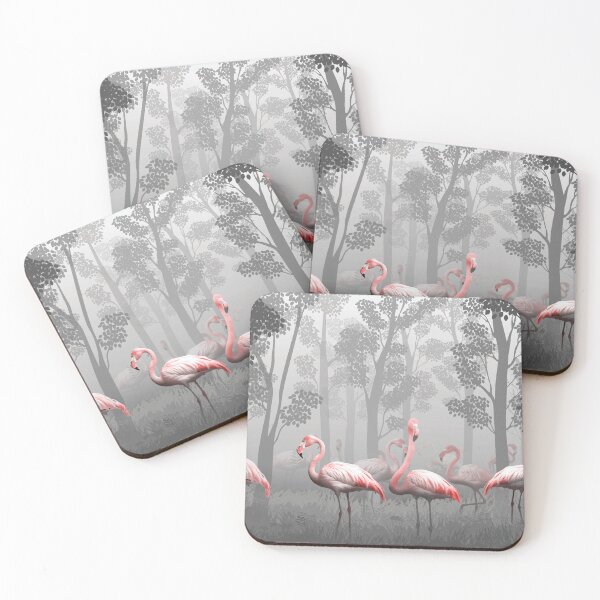 Item preview, Flamingos in Jungle  designed and sold by NArtdesigns.