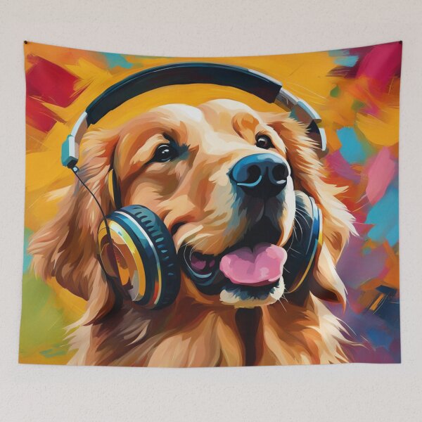 Item preview, DJ Golden Retriever designed and sold by The-Lerach.