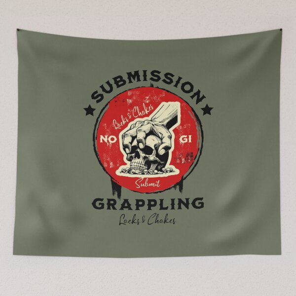 Item preview, Submission Grappling Skull Crush designed and sold by Mlaniel.