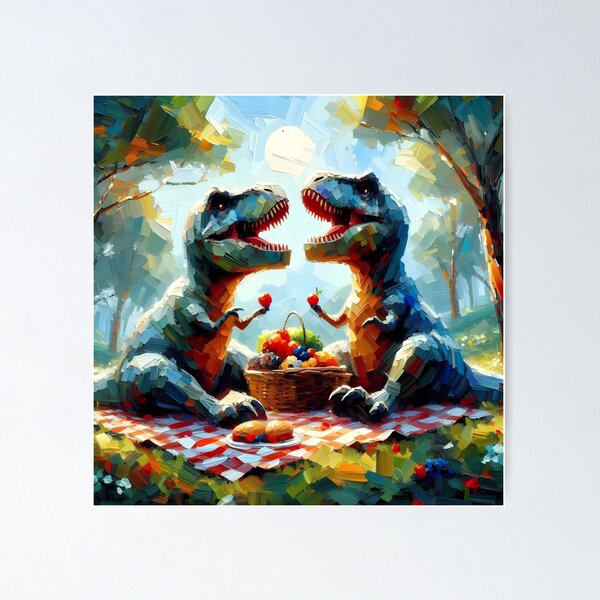 Item preview, T-Rex Picnic designed and sold by TrexAmbassador.
