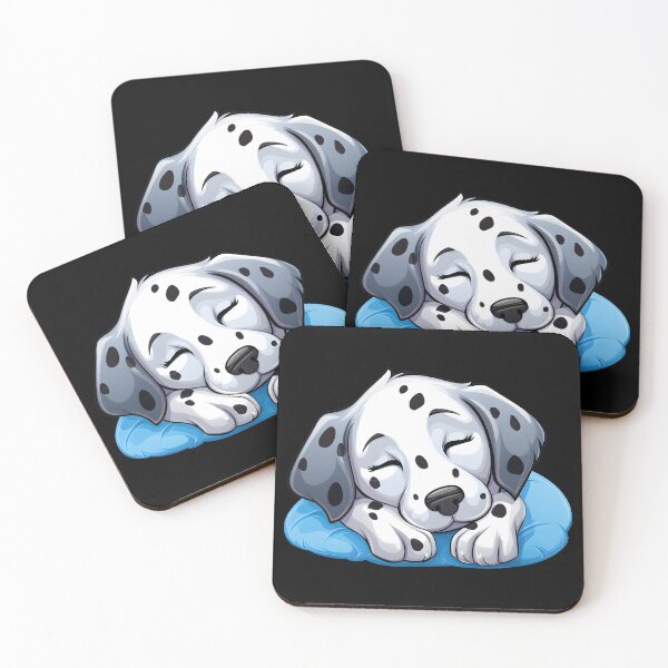 Item preview, Cute Kawaii Dalmatian Sleeping designed and sold by Leonardo Palumbo.