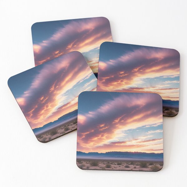 Item preview, Fiery Sunset Over the Arizona Desert designed and sold by YuckyCat.