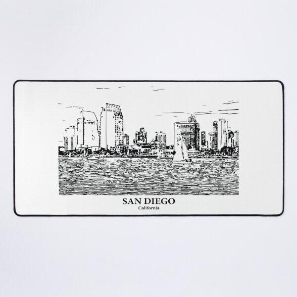 Item preview, San Diego - California designed and sold by Lakeric Cityscapes.