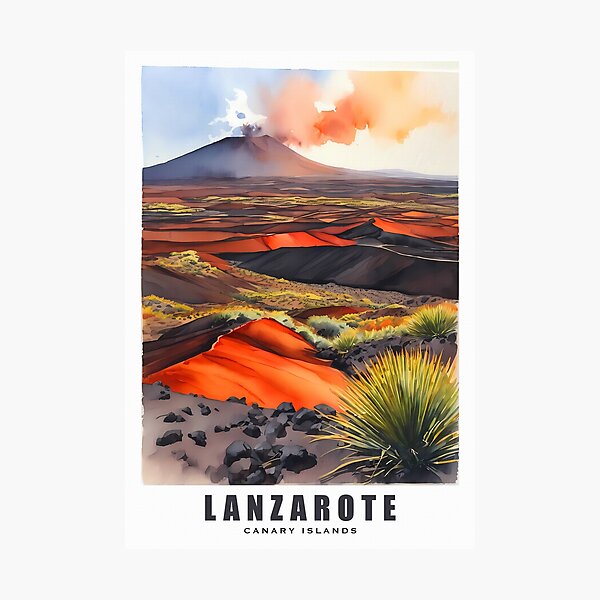 Item preview, LANZAROTE :  Canary Islands / Spain : "Volcanic Vistas: Exploring the Dramatic Landscapes of Lanzarote" designed and sold by sirtonine.