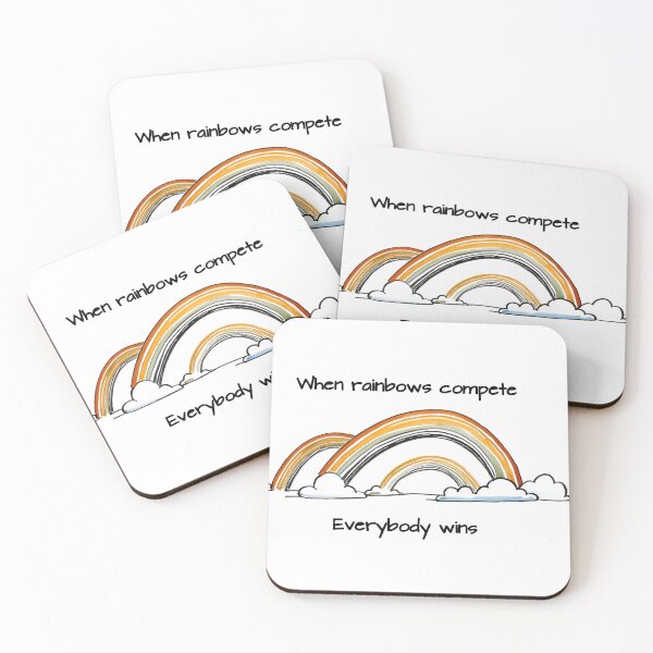 Item preview, When Rainbows Compete designed and sold by FamouslyStupid.