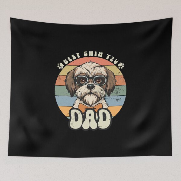 Item preview, Best Shih Tzu Dog Dad Design designed and sold by Hansani Nuwanmini Jayawickrama.