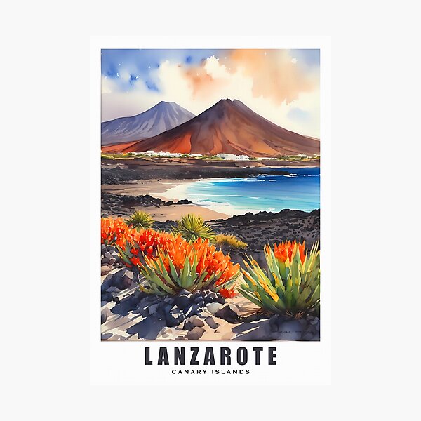 Item preview, LANZAROTE :  Canary Islands / Spain : "Island Escape: Tranquility and Excitement in Lanzarote" designed and sold by sirtonine.