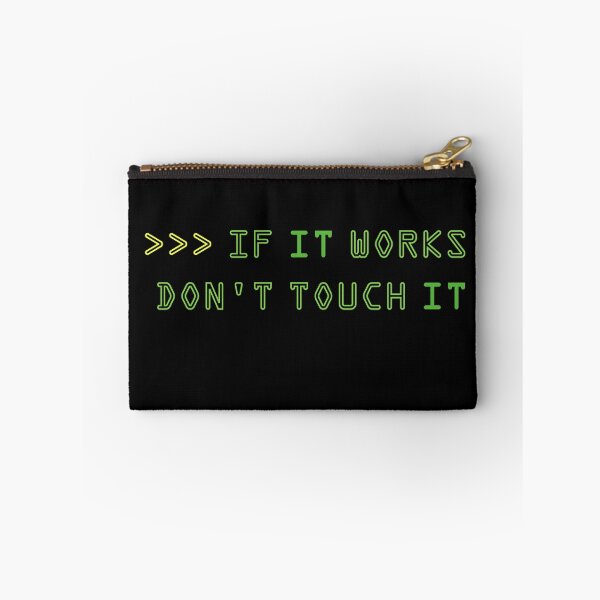 Item preview, If it works, don't touch it  - console green designed and sold by Warrioll.