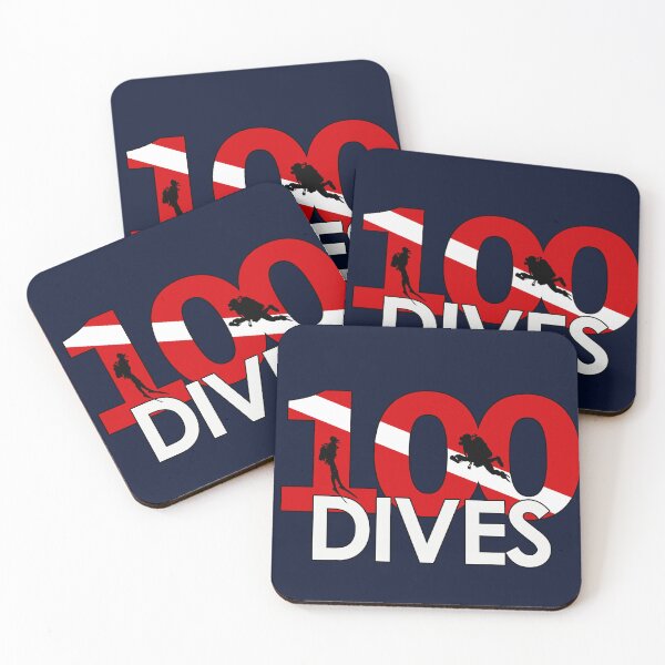 Item preview, 100 Dives Completed - scuba diver progress bar  designed and sold by vpcg-design.