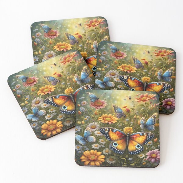 Item preview, Butterflies in a Meadow designed and sold by Bright-Moonrise.