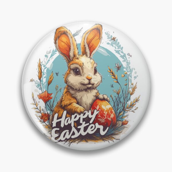 Item preview, Spring joy: Colorful Easter cartoon collection, Easter bunny, gift, colorful eggs designed and sold by RiSchuDesign.