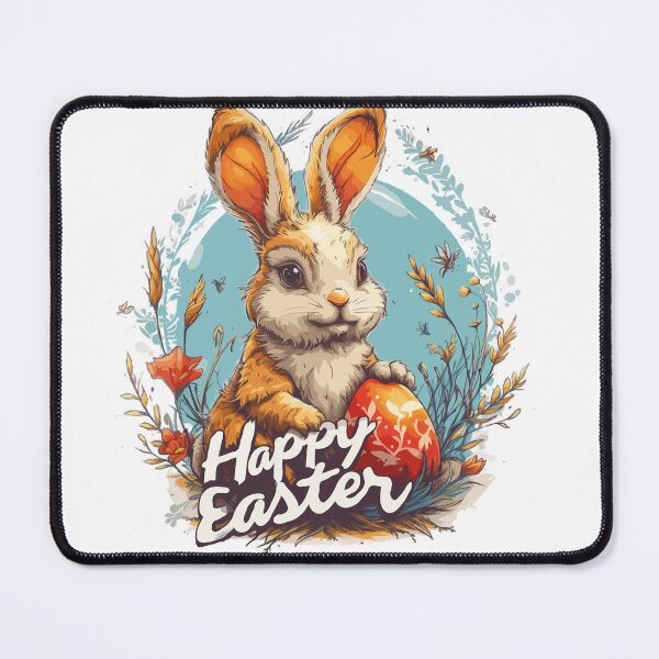 Item preview, Spring joy: Colorful Easter cartoon collection, Easter bunny, gift, colorful eggs designed and sold by RiSchuDesign.