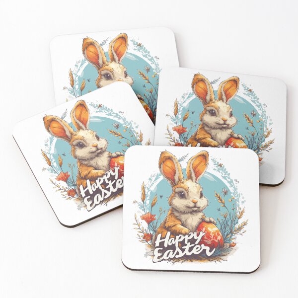 Item preview, Spring joy: Colorful Easter cartoon collection, Easter bunny, gift, colorful eggs designed and sold by RiSchuDesign.