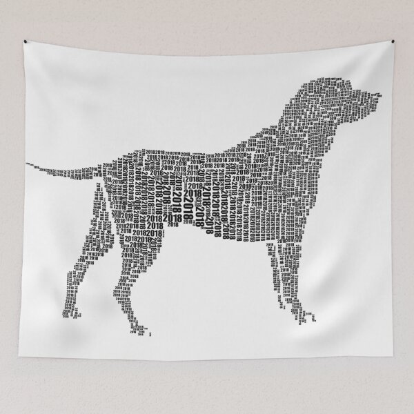 Item preview, Dog Text Art designed and sold by 7venty.