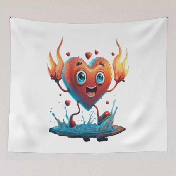 Item preview, big red heart designed and sold by Tygryys.
