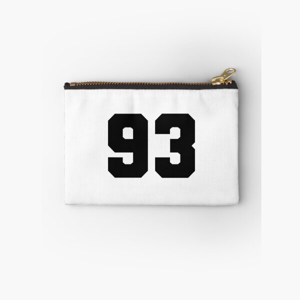 Item preview, 93, ninety three, black, soccer league designed and sold by Numbers-Art.