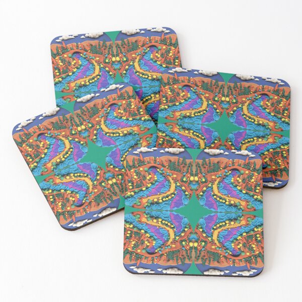 Item preview, Colourful Riverside Pattern 2 designed and sold by ComicJo.