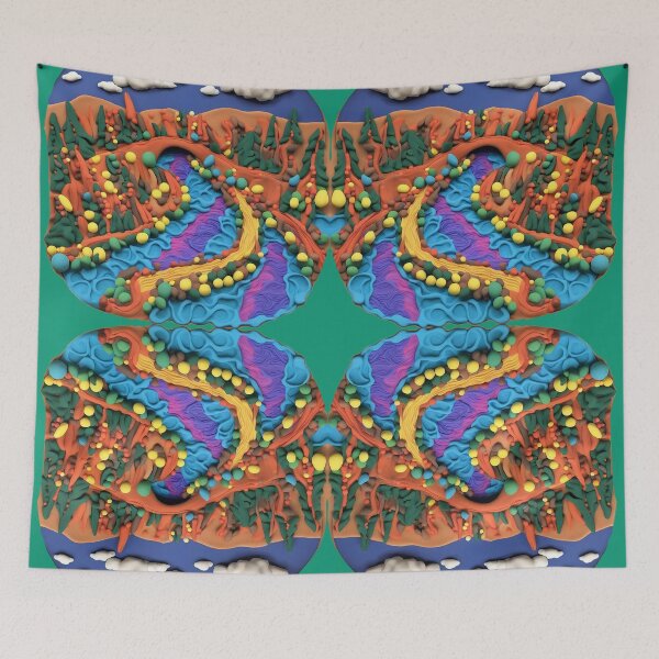 Item preview, Colourful Riverside Pattern 2 designed and sold by ComicJo.