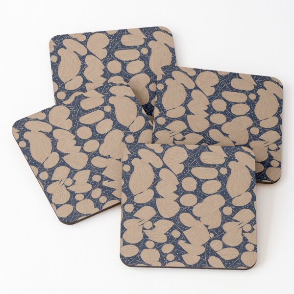 Item preview, Woodgrain Circles on Blue designed and sold by Terrace36.