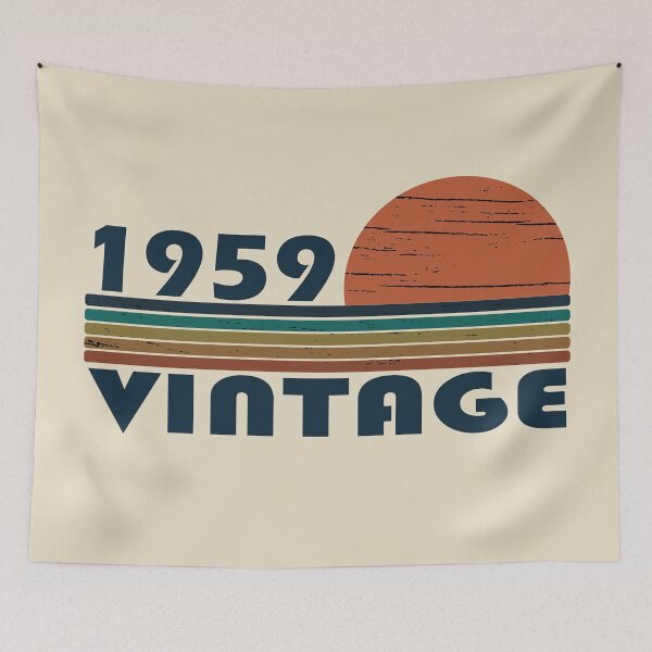 Item preview, Born in 1959 vintage retro classic birthday designed and sold by Alexaltay.