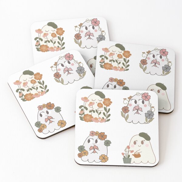 Item preview, Cute Floral Halloween Ghost Pack designed and sold by azy2shop.