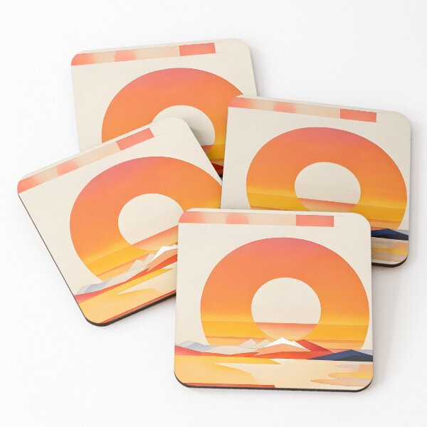 Item preview, Monochrome Sunset: Abstract Geometric Exploration designed and sold by MillennialVibe.